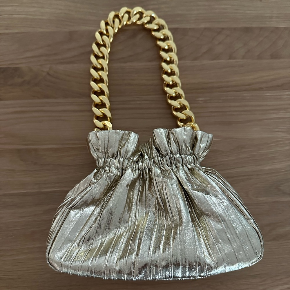 Tuckernuck Gold Shimmer Party Purse
